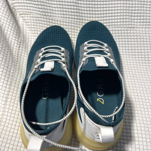 Cole Haan Zerogrand Stitchlite Lace Up Runner 8.5 Deep Teal Green Ahleisure - Picture 6 of 8